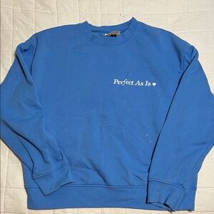 Universal Thread Royal Blue Sweatshirt with Heart Detail